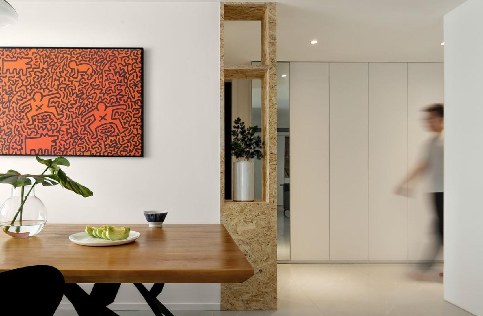 全房铺地砖,墙面刷大白,就是这么的简单,家人却非常满意(图4) 全房铺地砖墙面刷大白装修案例_墙面装饰留白_年轻夫妇实用温馨装修设计