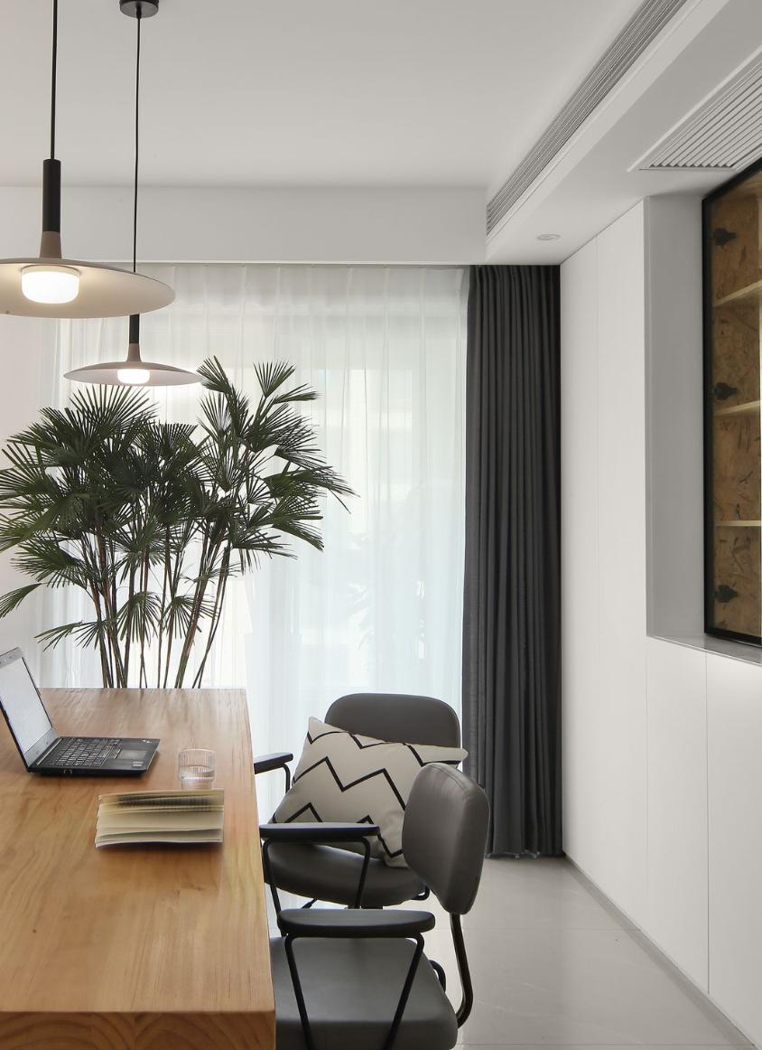 全房铺地砖,墙面刷大白,就是这么的简单,家人却非常满意(图8) 墙面装饰留白_年轻夫妇实用温馨装修设计_全房铺地砖墙面刷大白装修案例