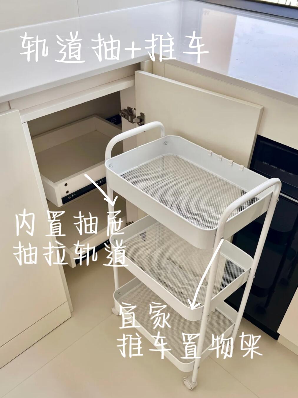 晒晒网友家厨房的“9个实用设计”,真是脑洞大开,效果太绝了!(图7) 304不锈钢台面厨房_烘焙店吧台装饰图片_厨房设计不合理