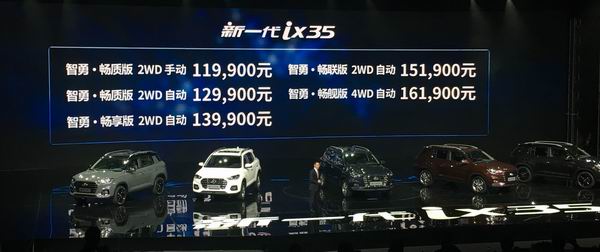 北京现代全新ix35起售价下跌3万与自主品牌“贴身肉搏”(图2) 北京现代ix35销量_现代北京车子报价_全新ix35价格