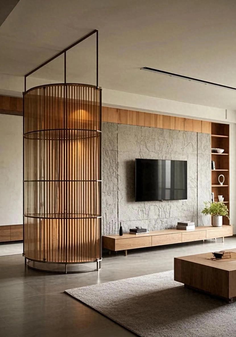 2025年必火的电视背景墙设计：5大趋势打造客厅颜值天花板