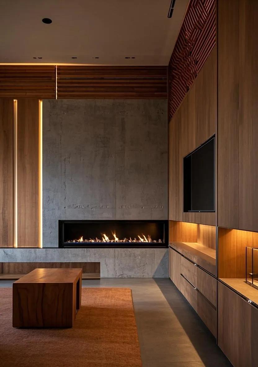 2025年必火的电视背景墙设计:5大趋势打造客厅颜值天花板(图7) 客厅视觉焦点装修_电视背景墙设计_生态木墙面效果图