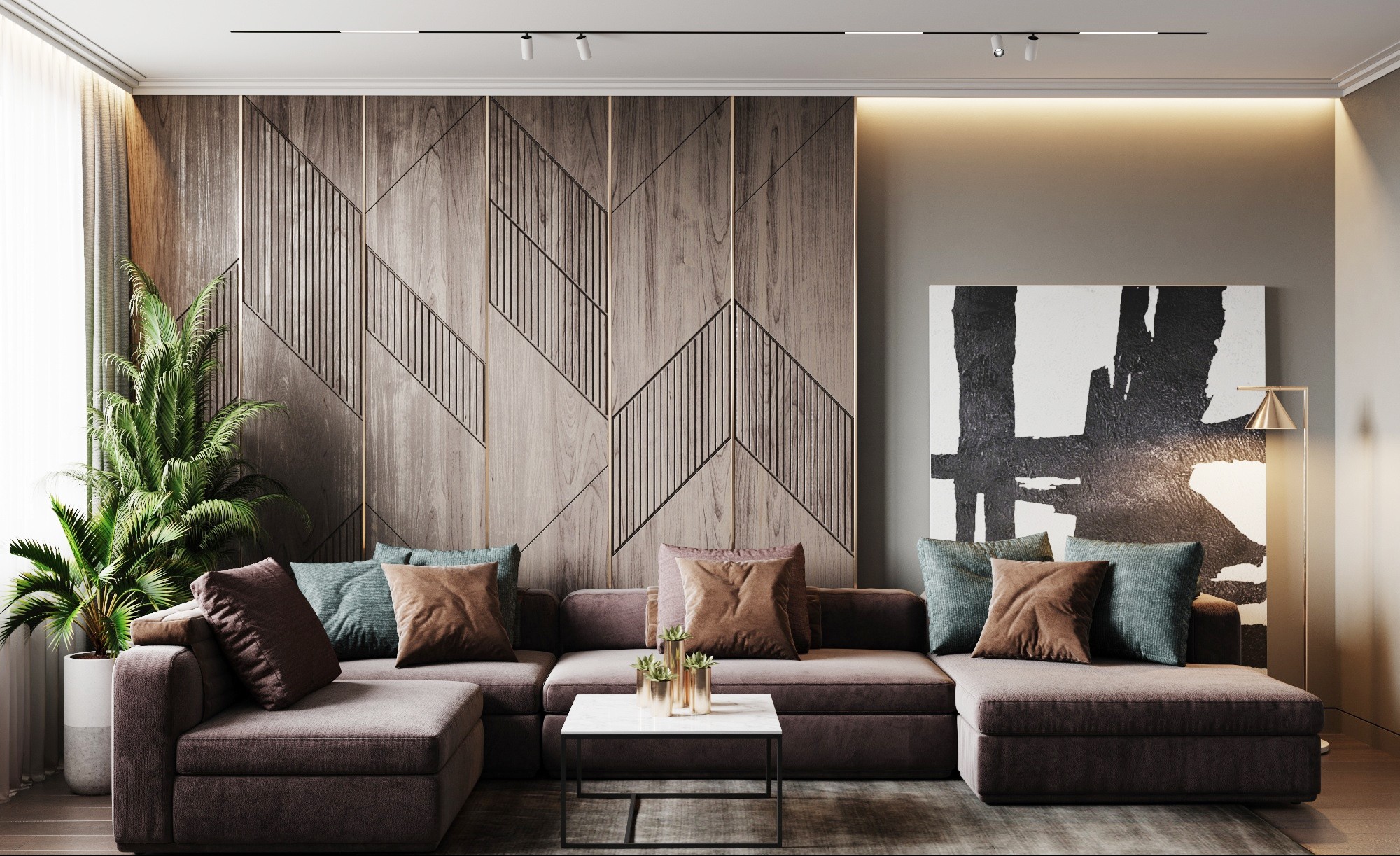 背景墙选哪种好?各种同款替代便宜又惊艳(图4) 生态木墙面效果图_背景墙材质选择_背景墙替代方案