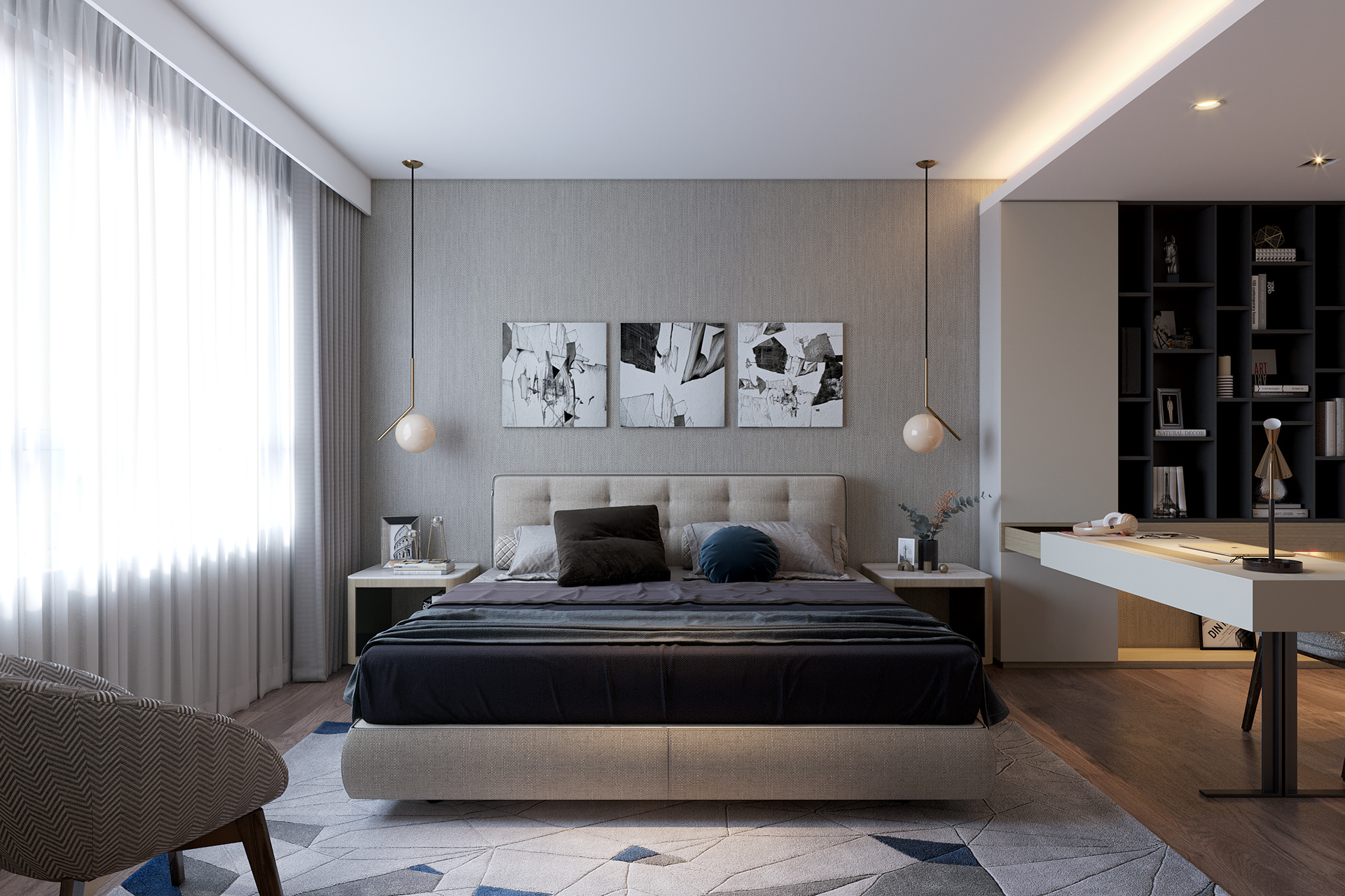 背景墙选哪种好?各种同款替代便宜又惊艳(图5) 背景墙材质选择_背景墙替代方案_生态木墙面效果图