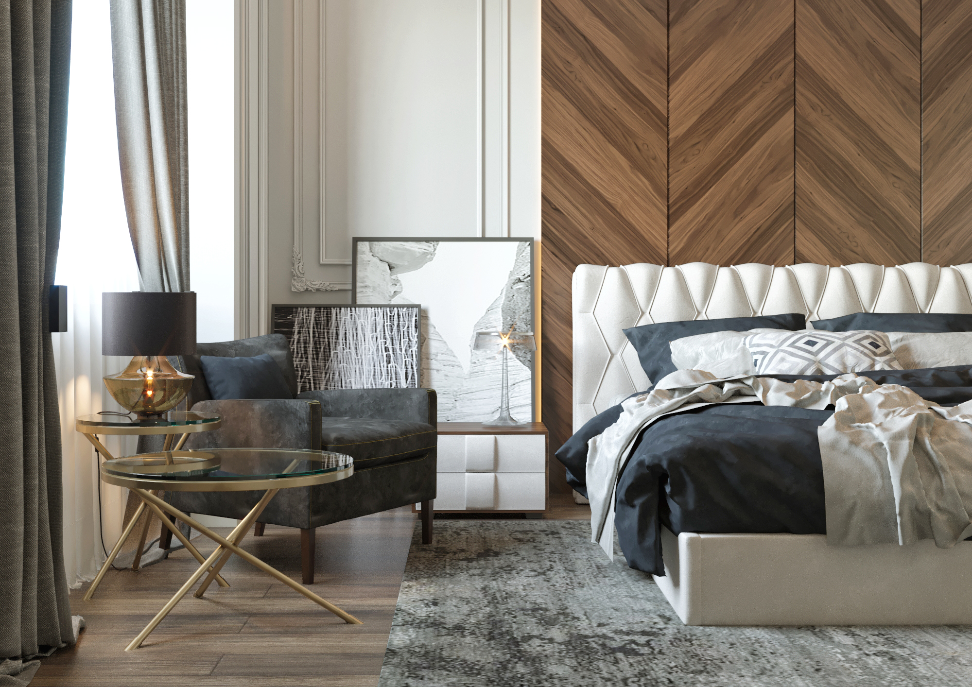 背景墙选哪种好?各种同款替代便宜又惊艳(图8) 背景墙替代方案_背景墙材质选择_生态木墙面效果图