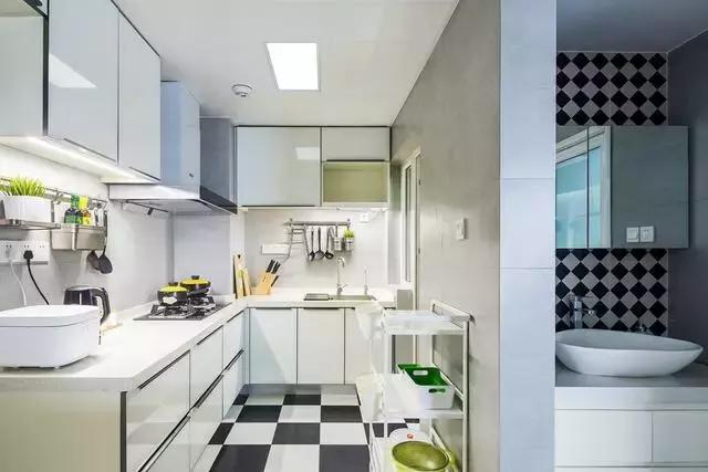 77㎡简约北欧风两居,自然舒适的时尚之家!(图6) 北欧风格装修_生态木墙面效果图_简约北欧小户型设计