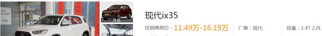 北京现代ix35,售价从17万跌到11.5万元,可以放弃本田CR-V了?(图7) 现代起亚全球销量排行_现代北京车子报价_北京现代ix35销量
