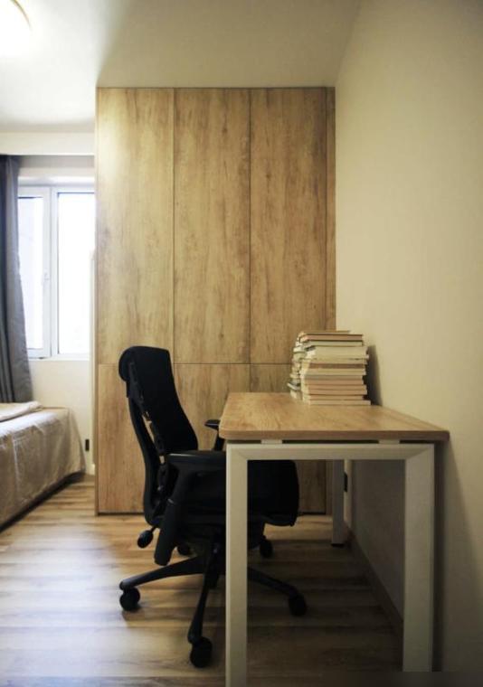 他把电视墙设在过道,完工后堪比“多间房”,全屋挑不出半点毛病(图18) 装修效果图大全2025图片电视墙_72㎡小窝改造_玄关吧台设计