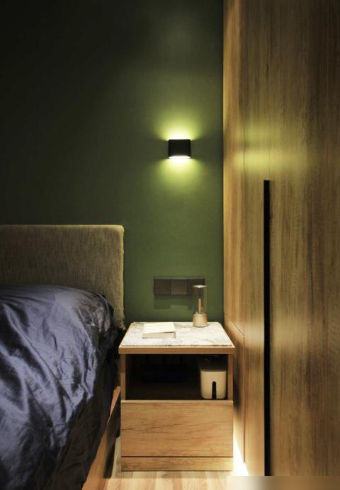 他把电视墙设在过道,完工后堪比“多间房”,全屋挑不出半点毛病(图9) 72㎡三室一厅收纳设计_装修效果图大全2025图片电视墙_北京小户型隐形柜装修