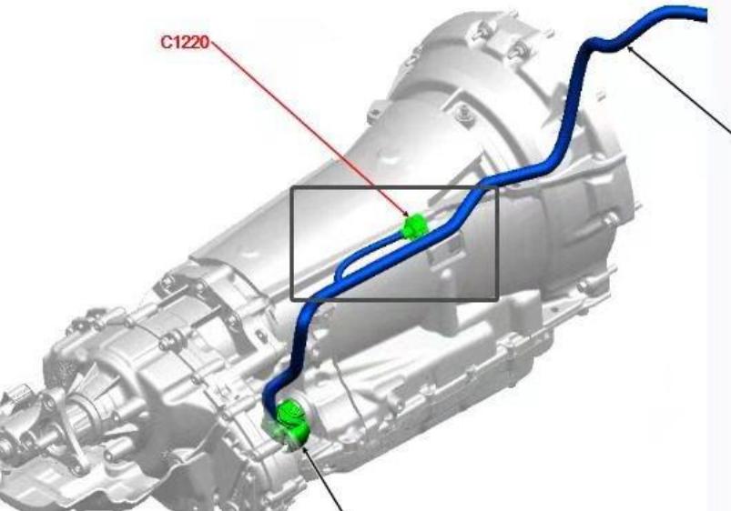 维修案例:新探险者仪表亮扳手灯(图6) 福特新探险者2.3T仪表亮扳手灯维修_P0C20辅助变速箱机液泵控制模块回馈讯号范围性能故障排除_新车扳手指示灯一直亮