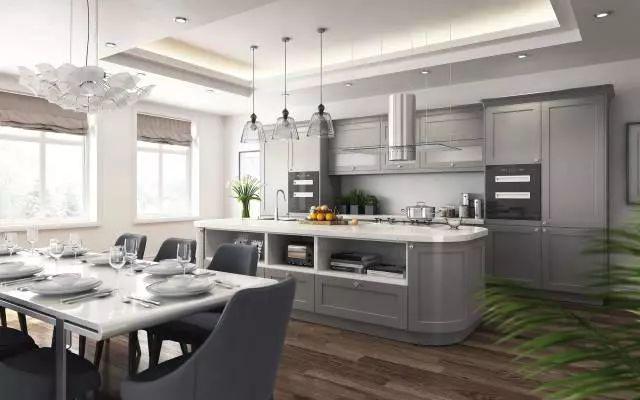 这28款经典的厨房橱柜设计,来了解一下(图14) 高颜值原木色橱柜_白色橱柜搭配创意瓷砖_厨房间橱柜图片2025