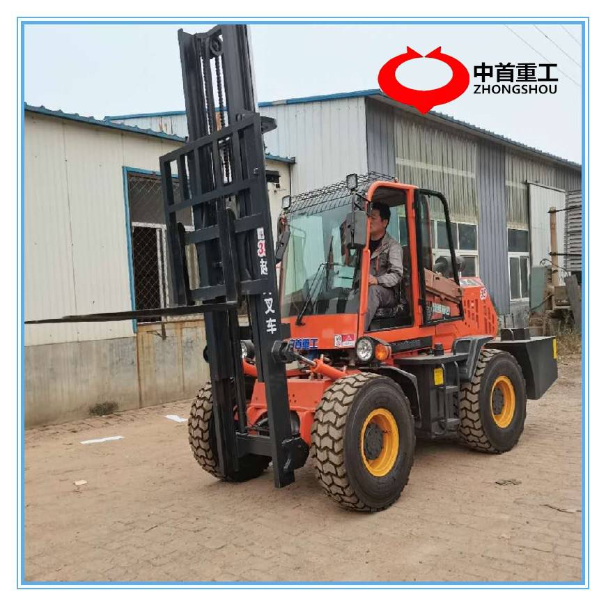 4吨越野叉车可以安装铲斗抱夹多种叉车属具四川遂宁(图3) 4吨越野叉车可以安装铲斗抱夹多种叉车属具四川遂宁