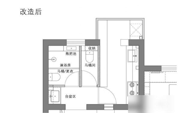 再装修,我一定要把这8个卫生间设计抄回家,少一个都不行(图3) 装修浴室效果图_悬空卫浴清洁神器_卫生间双卫改造