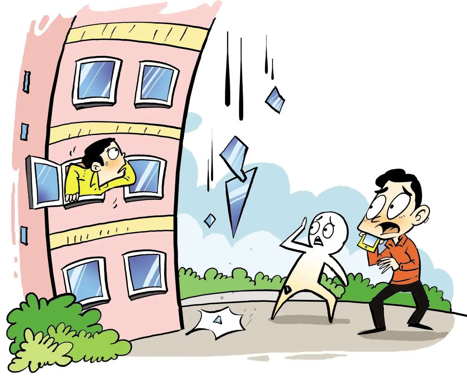 高空坠物砸车,责任谁担?揭秘理赔流程!(图3) 外墙脱落砸坏车辆案例_车辆被砸损失评估_外墙皮脱落责任划分