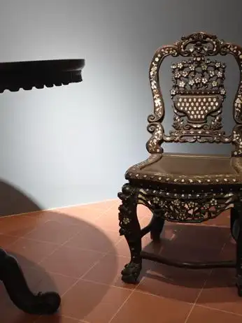 木器风华:一展了解中国传统家具|观展(图44) 中国传统家具工艺_紫檀木花梨木酸枝木楠木鸡翅木瘿木铁梨木材质特点_中国古典家具木料色泽刀工漆艺装饰纹样