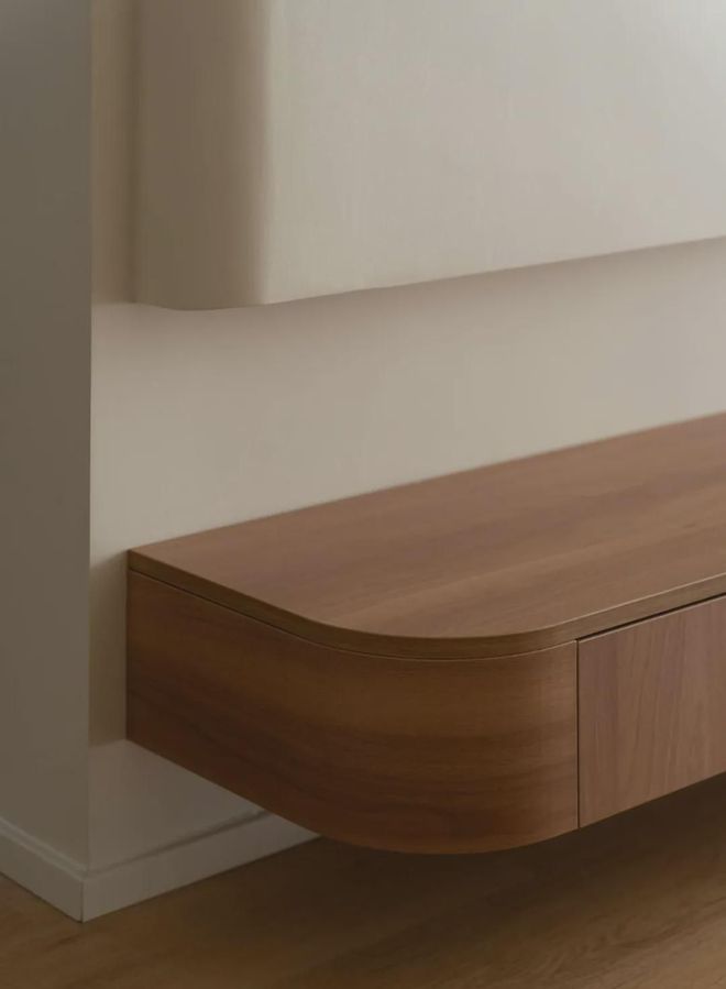 85平精装改温馨自然质感三室两卫,这个家美观不留卫生死角(图10) 85平方三室一厅户型图_深圳85平精装房改造_客厅餐厅厨房硬装改动