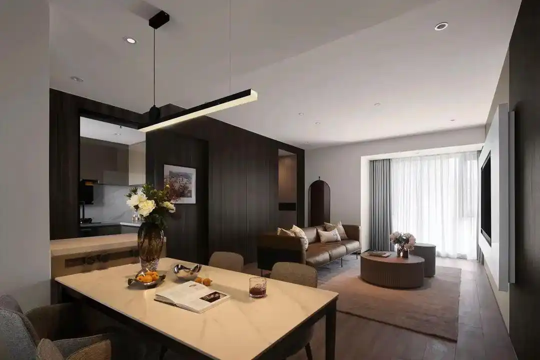 拥有自在“呼吸”感的85㎡小家,温润雅致且高级质感的居所!(图11) 85平方三室一厅户型图_85平米小户型设计_现代风高级感家居