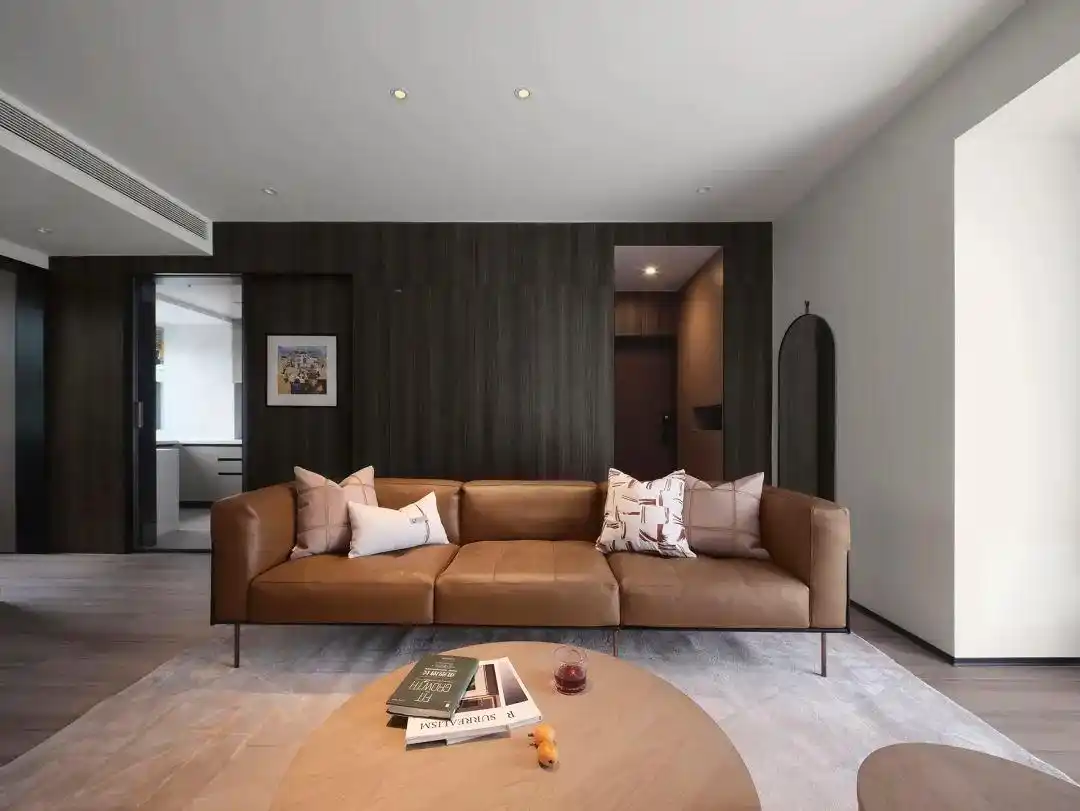 拥有自在“呼吸”感的85㎡小家,温润雅致且高级质感的居所!(图4) 85平米小户型设计_85平方三室一厅户型图_现代风高级感家居