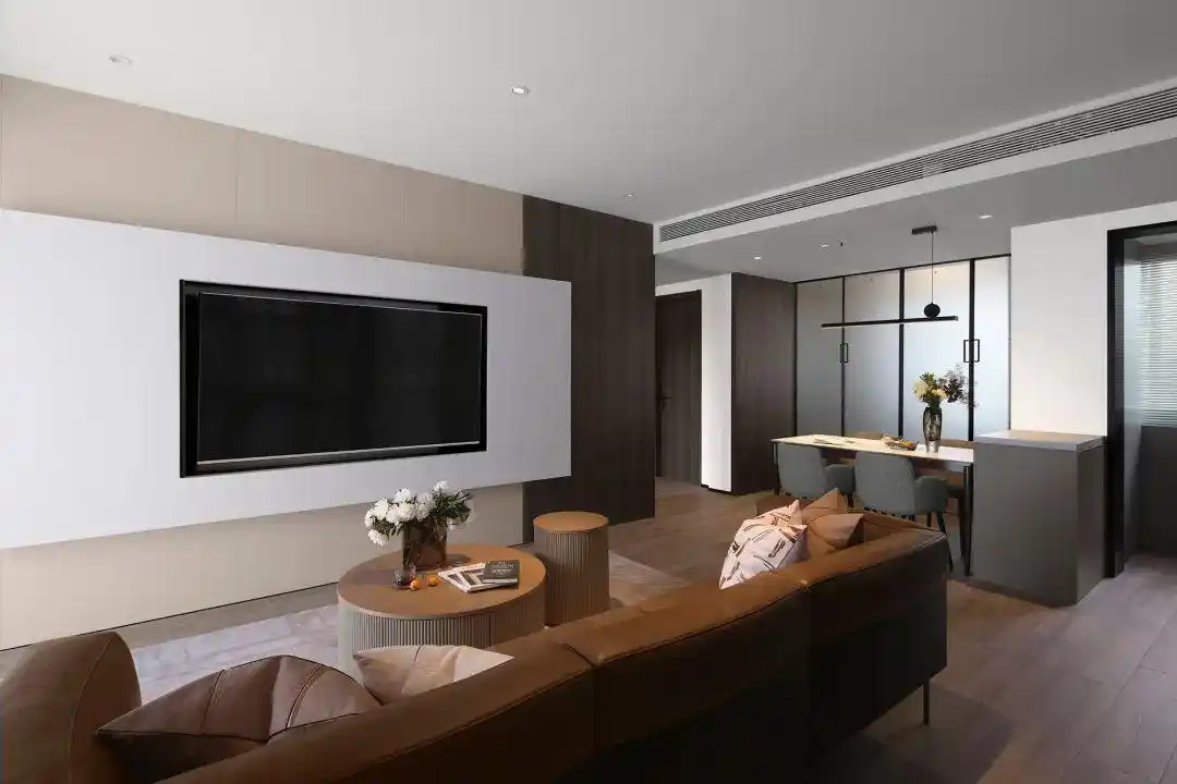 拥有自在“呼吸”感的85㎡小家,温润雅致且高级质感的居所!(图6) 现代风高级感家居_85平方三室一厅户型图_85平米小户型设计