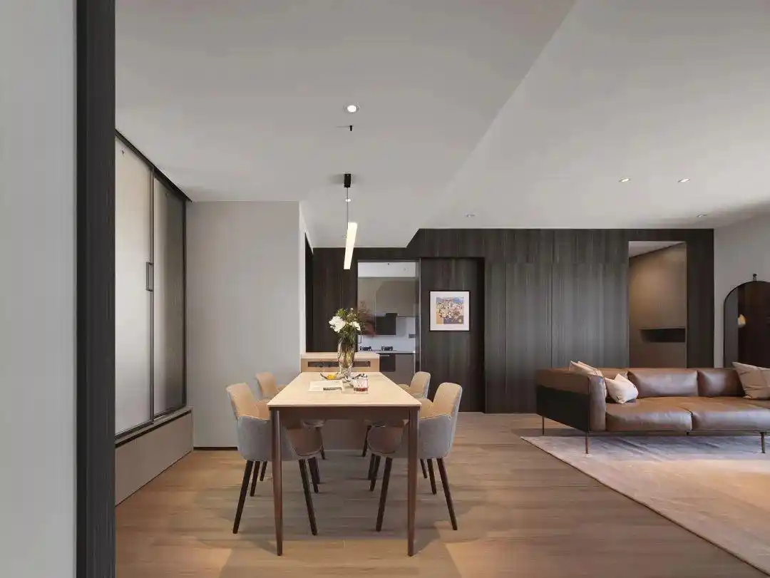 拥有自在“呼吸”感的85㎡小家,温润雅致且高级质感的居所!(图10) 85平方三室一厅户型图_现代风高级感家居_85平米小户型设计