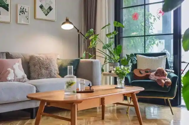 四川业主的个性三居室,85㎡空间清爽又优雅,充满自由氛围(图3) 85平方三室一厅户型图_85平米三居室设计_现代小户型装修风格