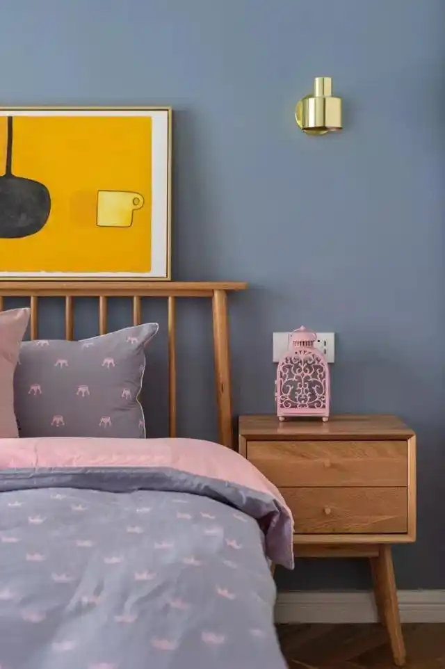 四川业主的个性三居室,85㎡空间清爽又优雅,充满自由氛围(图9) 现代小户型装修风格_85平米三居室设计_85平方三室一厅户型图