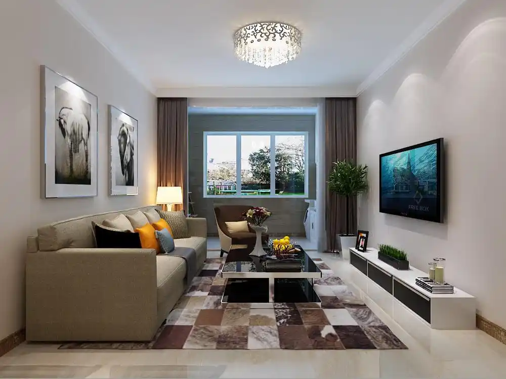 85平方房子装修效果图 三室一厅温馨小户型0(图4) 85平米房子装修效果图_实用四房一厅家装设计_85平方三室一厅户型图