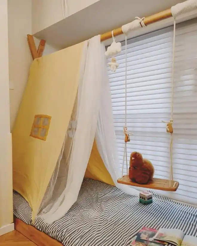 85平现代简约实用三室两卫,整个公共空间都融合在一起(图17) 85平方三室一厅户型图_深圳85平现代简约装修_深圳年轻夫妻家庭装修设计