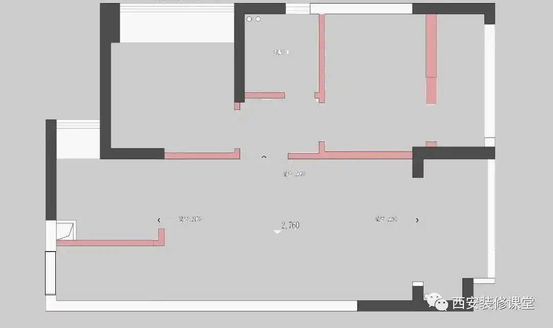 85㎡两室三口之家，暖色温馨宅