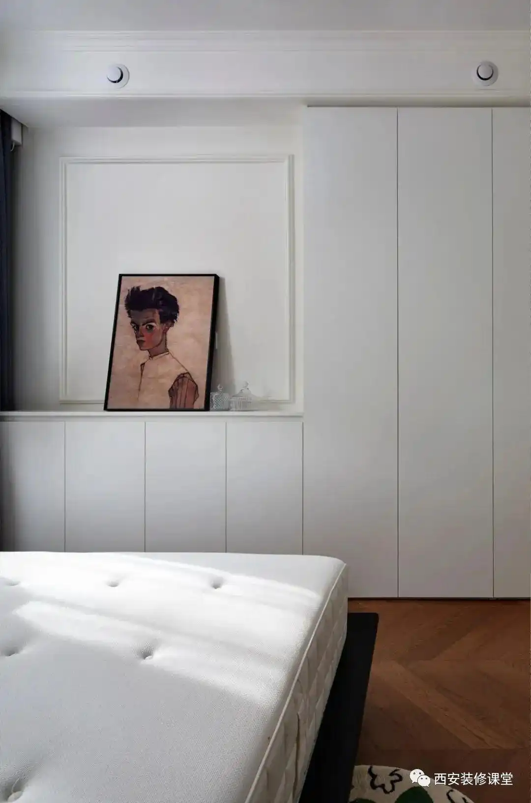 85㎡两室三口之家,暖色温馨宅(图14) 开放厨房设计_85平方三室一厅户型图_两室一厅改造