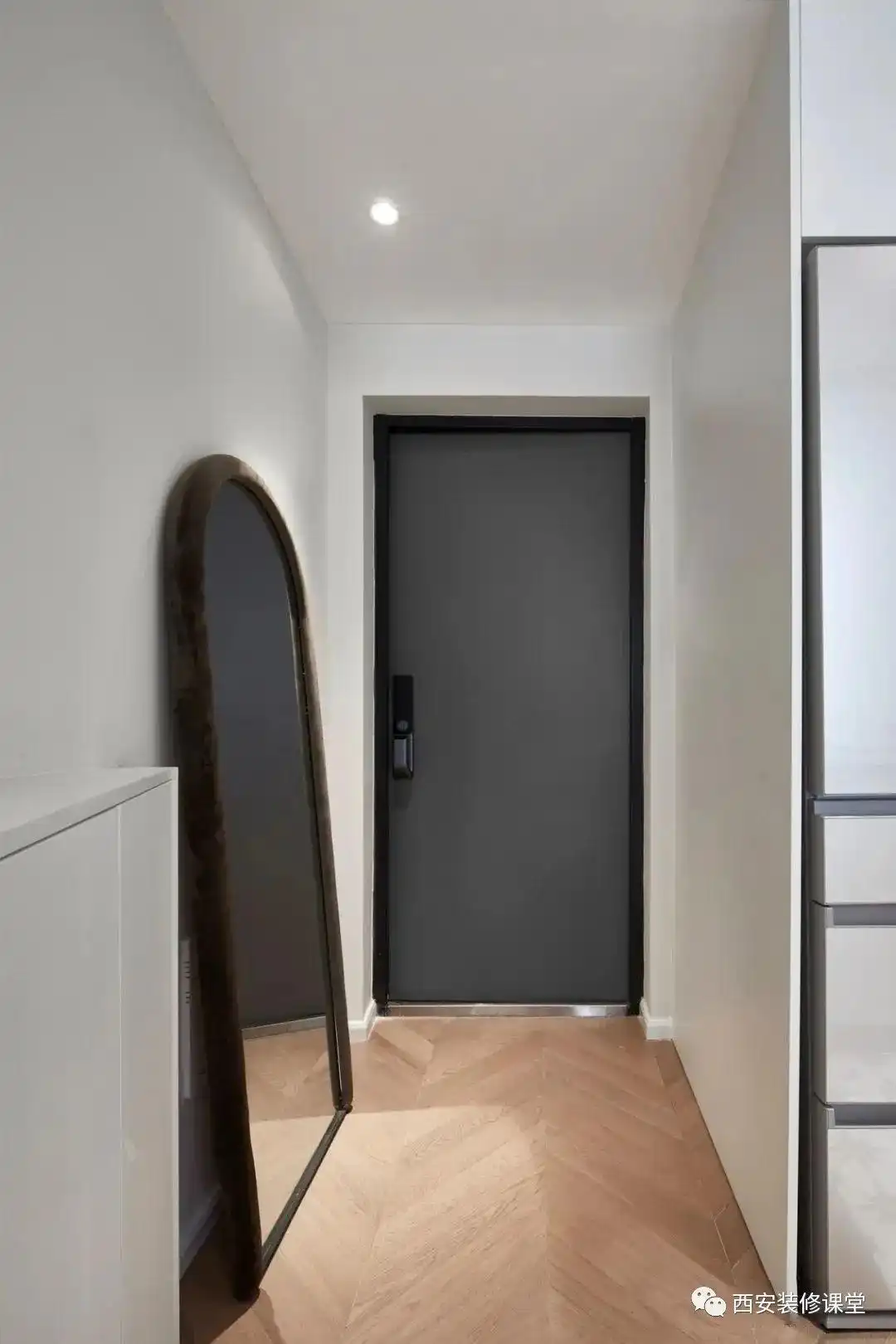 85㎡两室三口之家,暖色温馨宅(图3) 开放厨房设计_85平方三室一厅户型图_两室一厅改造