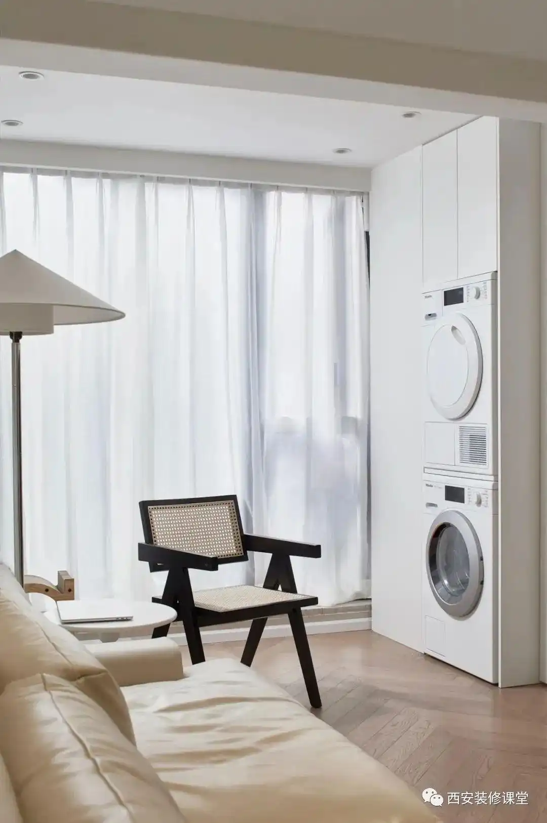 85㎡两室三口之家,暖色温馨宅(图9) 两室一厅改造_85平方三室一厅户型图_开放厨房设计