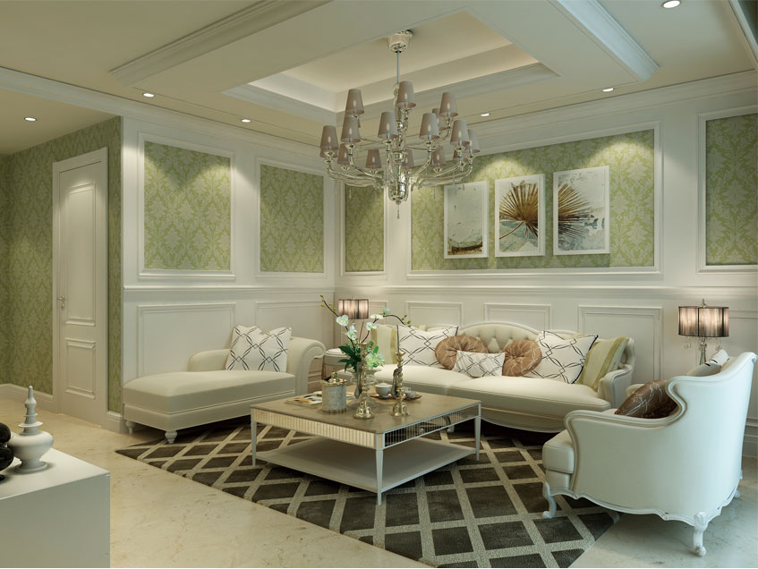 北欧极简吊顶装修效果图及案例