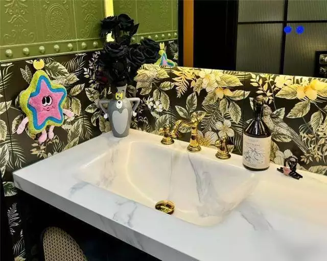 石家庄姑娘复古风卫生间装修失败走红,网友:用力过猛(图4) 卫生间复古装修技巧_石家庄好装修公司_如何避免复古风装修翻车