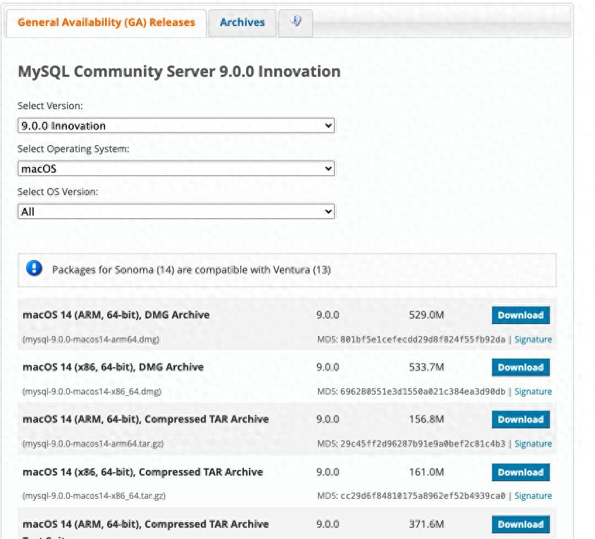 MAC电脑安装MySQL操作步骤