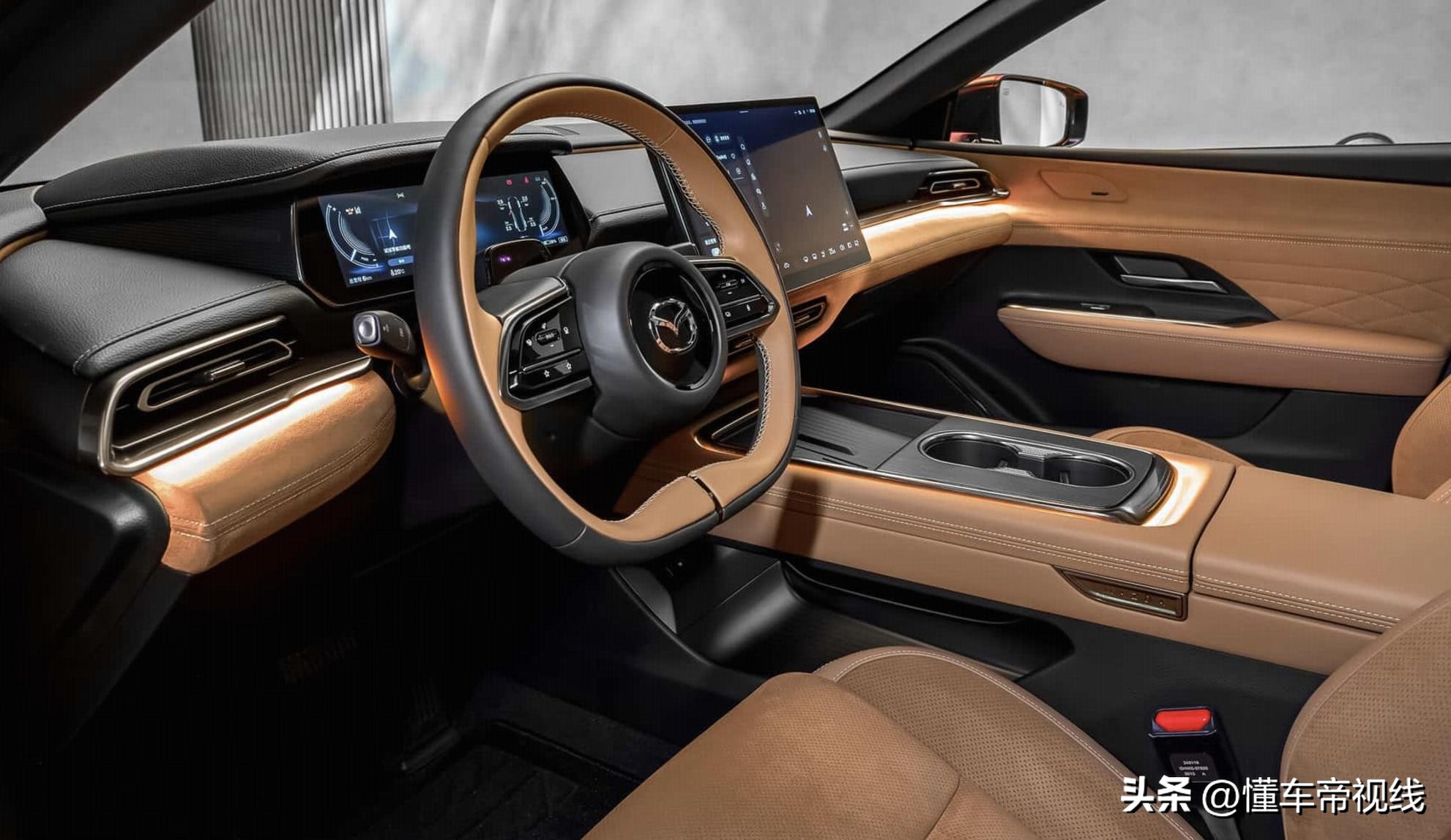 新车 | 国内售15.98万元起,马自达EZ-6纯电全球版将在泰国上市(图7) 马自达6e 欧洲市场版本 外观内饰设计_马自达2025新车_马自达6e 2025年上市 续航552公里