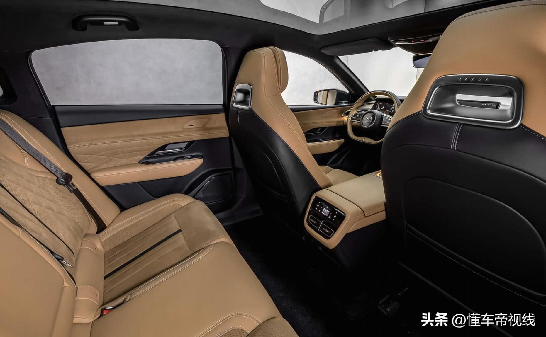 新车 | 国内售15.98万元起,马自达EZ-6纯电全球版将在泰国上市(图10) 马自达6e 欧洲市场版本 外观内饰设计_马自达2025新车_马自达6e 2025年上市 续航552公里
