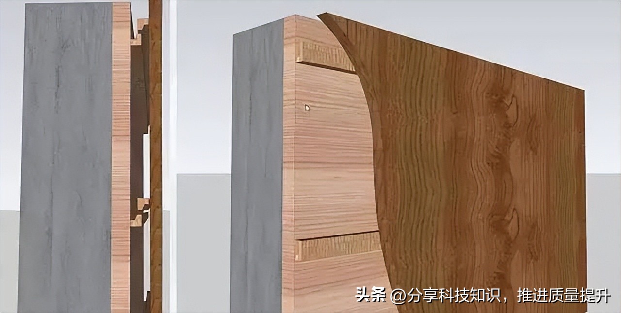 室内装饰轻钢龙骨骨架隔墙(木饰面面层)技术交底(NG原创出品)(图11) 轻钢龙骨吊顶隔墙_隔墙材料阻燃板规格要求_轻钢龙骨施工工艺流程