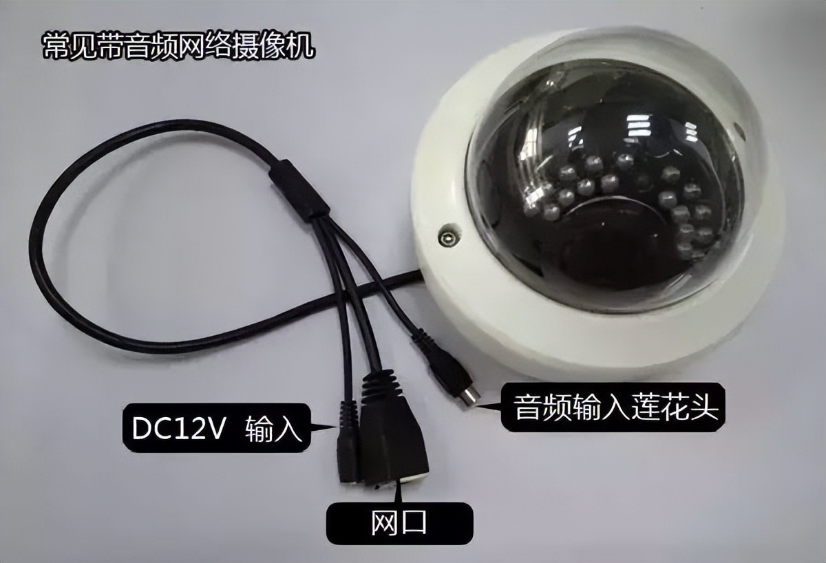 网络摄像机拾音器知识及安装教程(图14) 拾音器接线方法_四路硬盘录像机怎么接五路摄像机_网络摄像机接拾音器