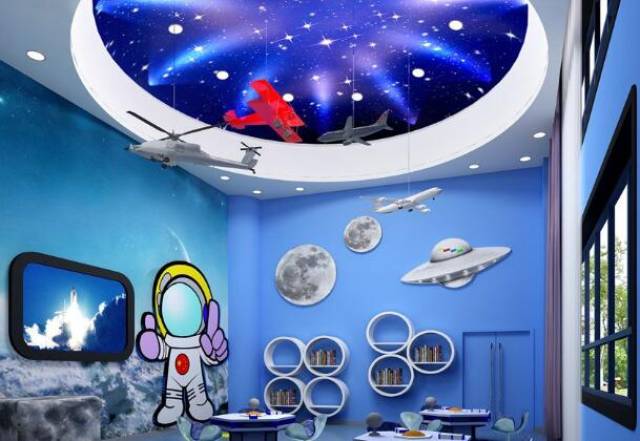 幼儿园装修设计效果图,学习原来可以如此简单快乐(图3) 家装效果图设计_教室布置墙面设计_幼儿园装修设计效果图