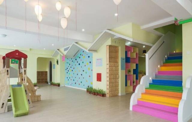 幼儿园装修设计效果图,学习原来可以如此简单快乐(图6) 幼儿园装修设计效果图_教室布置墙面设计_家装效果图设计