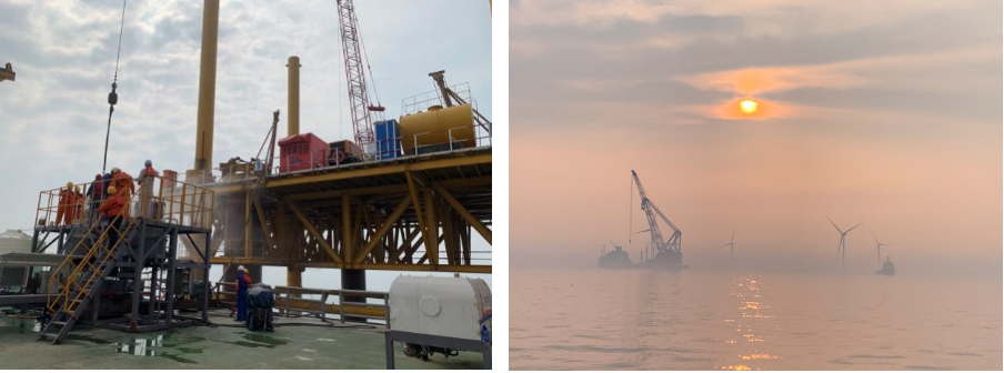 中岩科技:中岩特材 装配未来(图3) 图3 海上风电关键材料施工