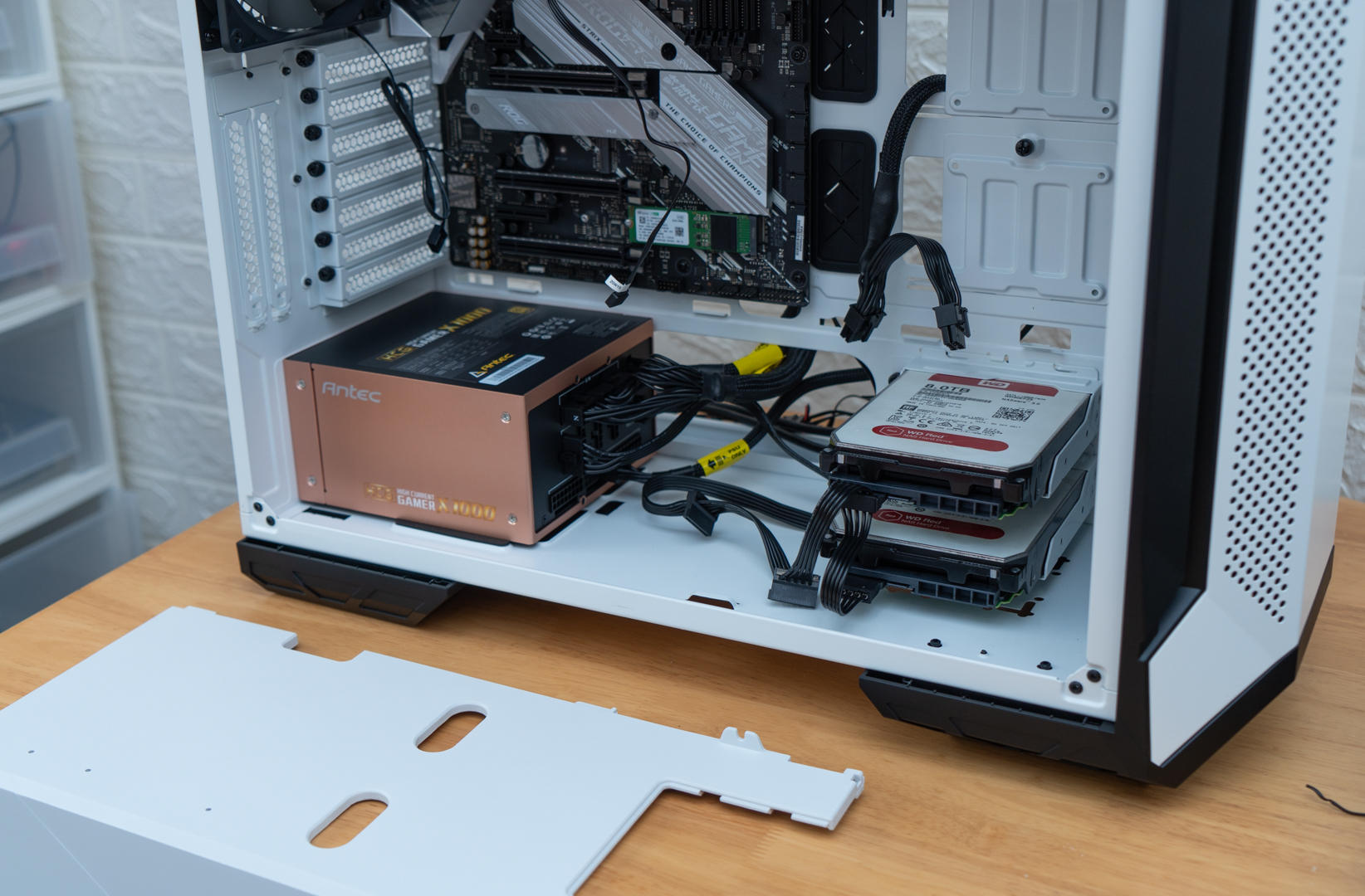 闲着无聊,拆了一台安钛克1000W的电源,6800XT无压力(图18) 高端金牌全模组电源_安钛克电源怎么保修_安钛克HCG-X1000电源评测