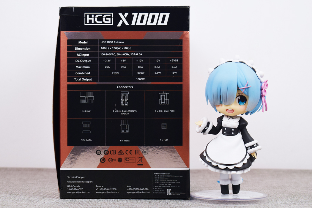 青出于蓝而胜于蓝,安钛克HCG X1000金牌全模组电源开箱+简单拆解(图7) 安钛克HCG X1000电源开箱拆解_安钛克电源怎么保修_海韵FX结构中高端电源评测