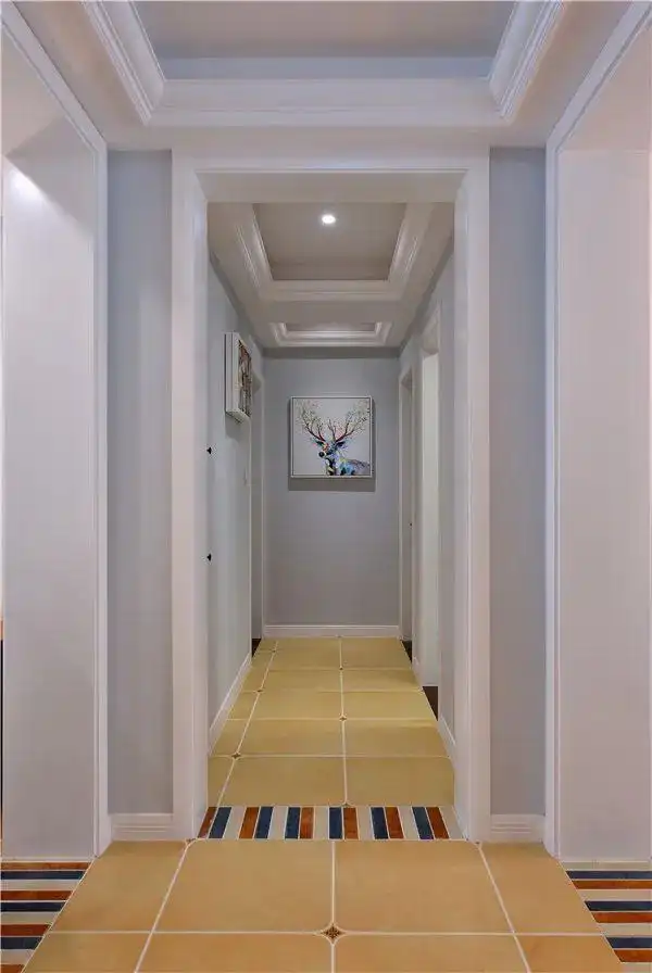 8种走廊吊顶造型设计,准备装修的进来,看完再装也不晚!(图10) 走廊吊顶设计_过道二级吊顶效果图_走廊天花造型设计