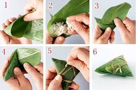 粽子的不同包法,你绝对想不到!一学就会!(图8) 不同形状粽子包法_包粽子的窍门_包粽子技巧