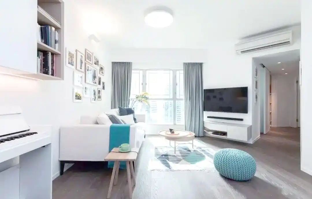 小户型客厅设计优化:实用与美学的完美结合(图6) 简约北欧风格小户型客厅_小户型客厅装饰效果图_小户型客厅设计灵感