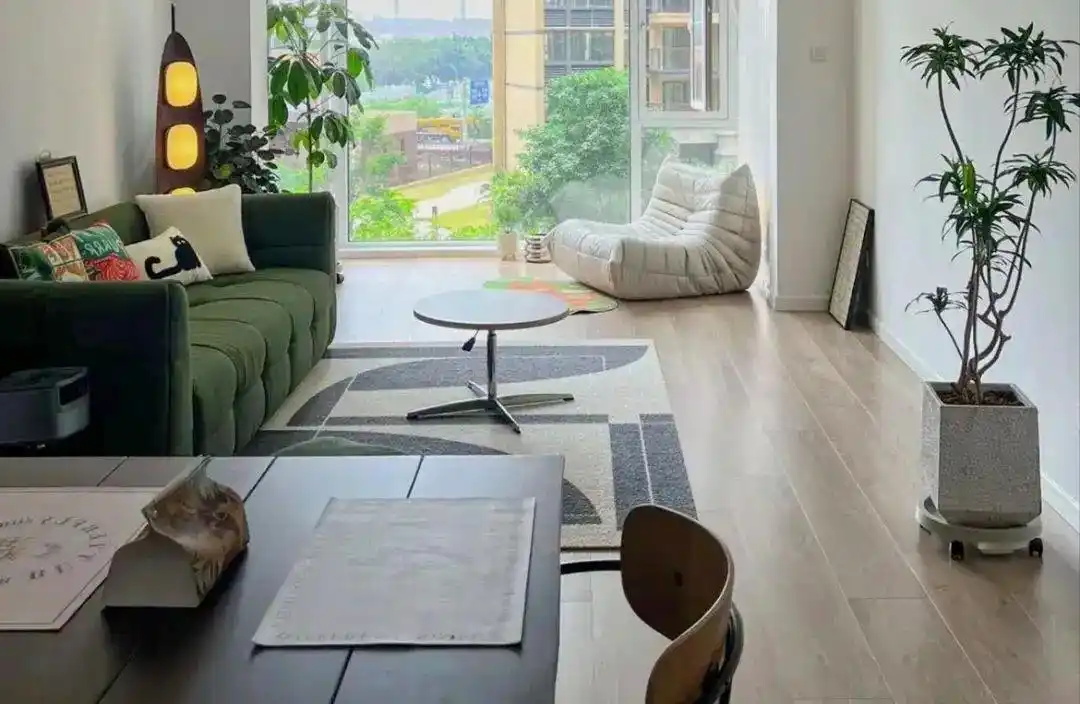 小户型客厅这样装修,邻居都夸宽敞又好看!(图5) 小户型客厅装饰效果图_小户型客厅设计_客厅空间扩展技巧