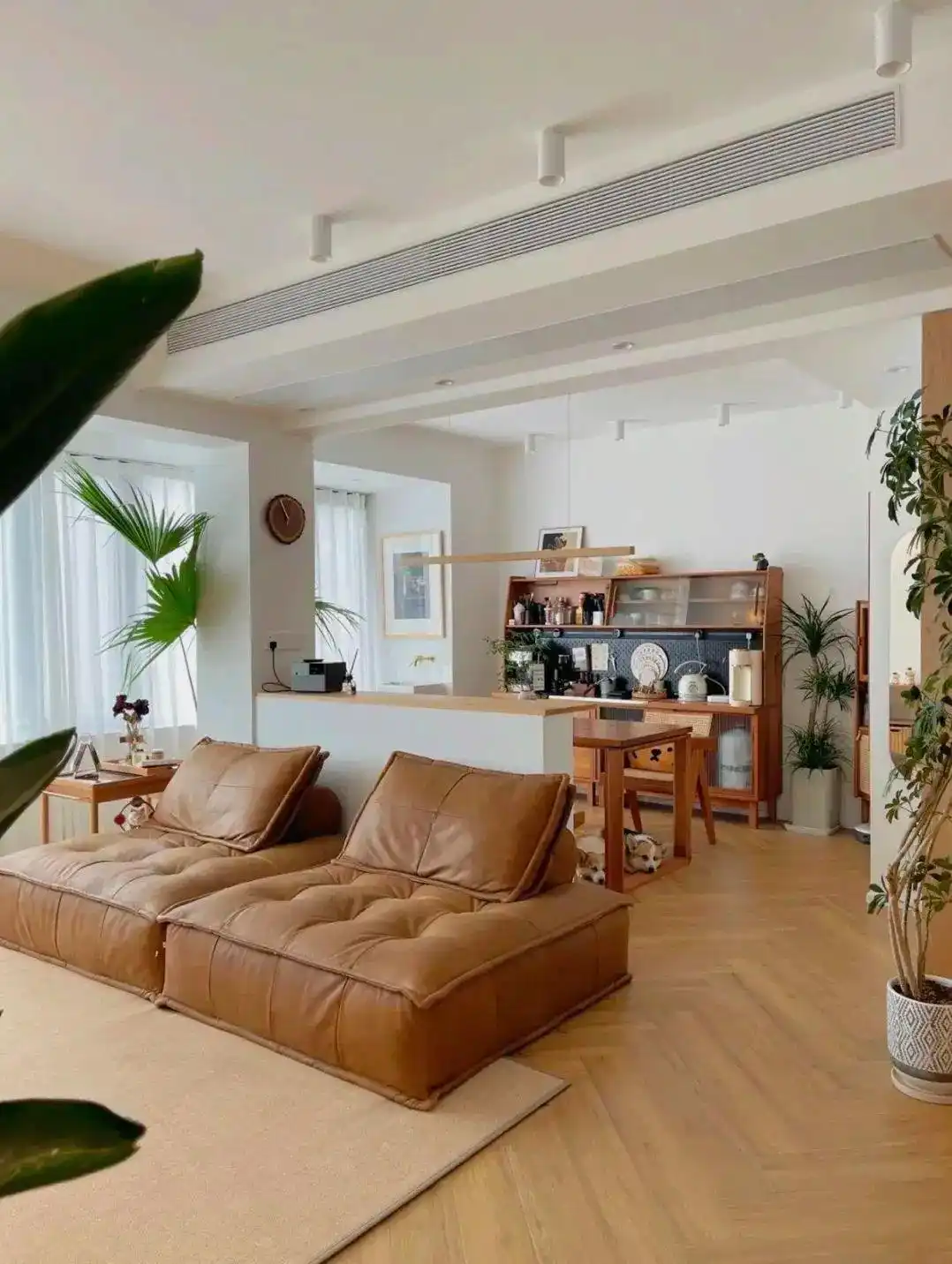 小户型客厅这样装修,邻居都夸宽敞又好看!(图9) 小户型客厅设计_客厅空间扩展技巧_小户型客厅装饰效果图