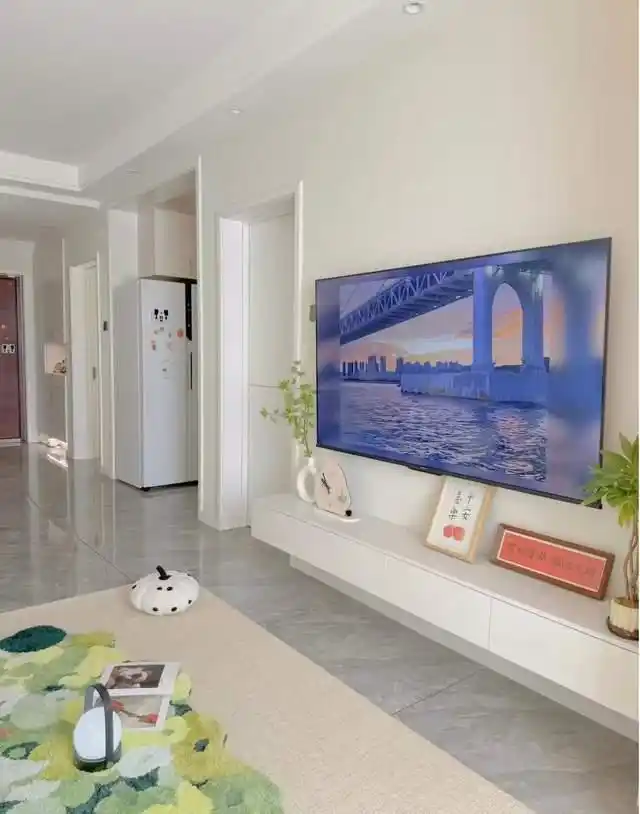 发现一位网友的家,因“穷装”而走红,耐看又实用,引来邻居的羡慕(图16) 小户型实用装修设计_小户型客厅装饰效果图_简约舒适家